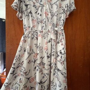 Floral Wrap Dress